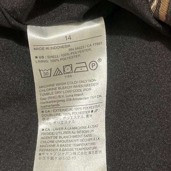 3/$10! Banana Republic Tan and Black Spaghetti Strap Camisole - Picture 5 of 8